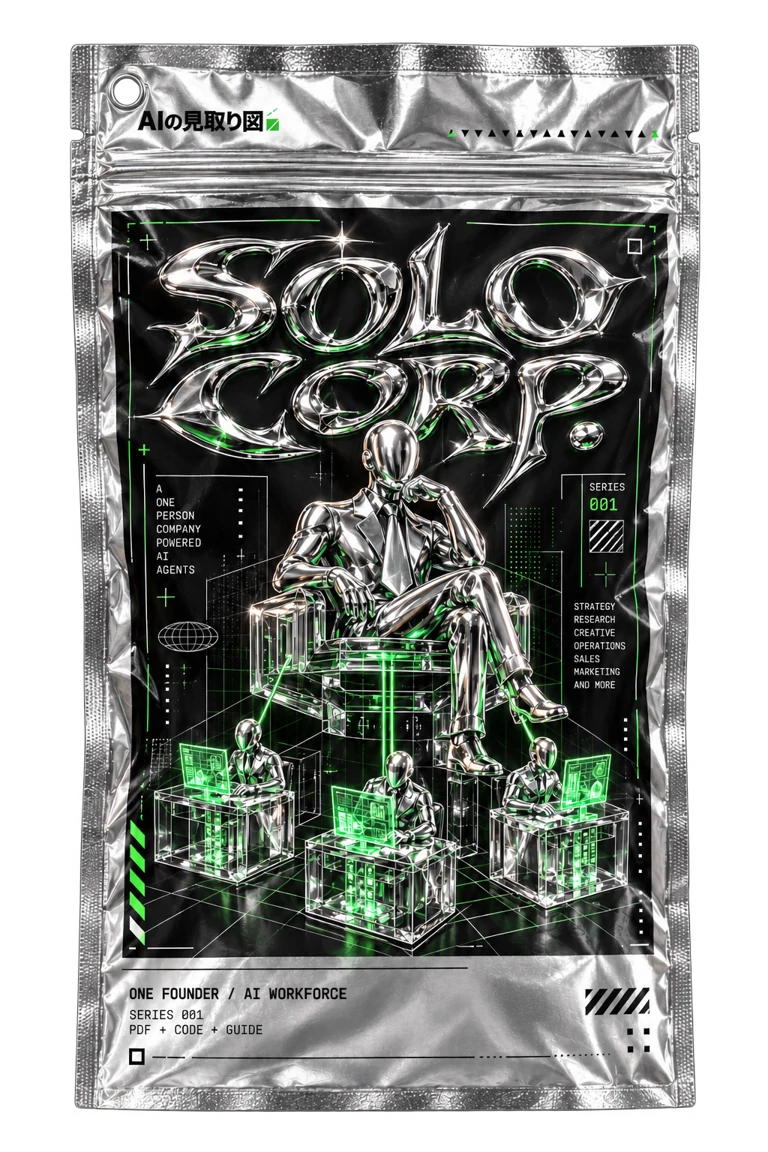SOLO CORP. のパック正面